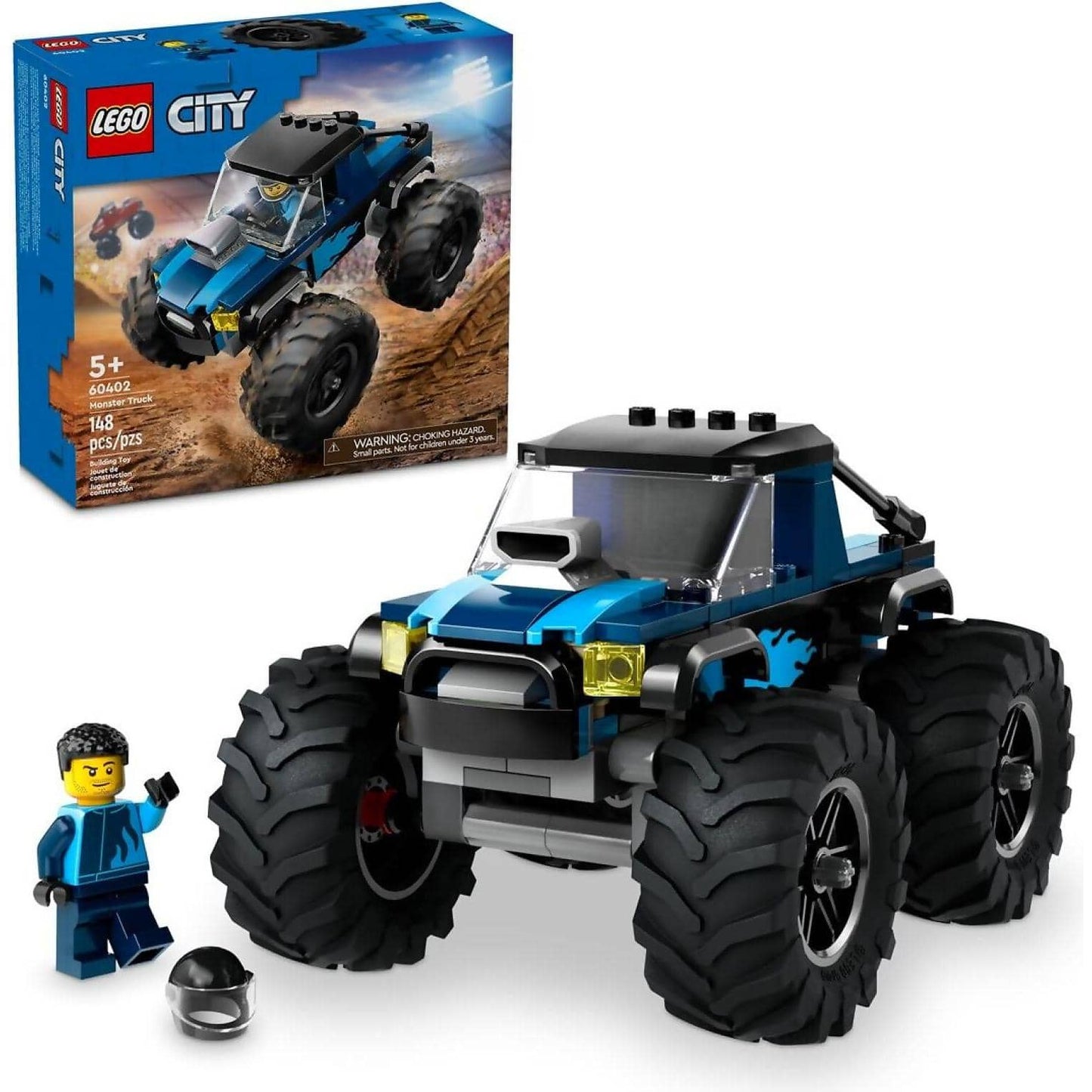 LEGO 60402 Blue Monster Truck - City