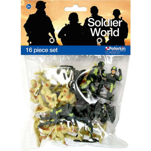 Peterkin Classics - Soldier World 16 Piece Figure Set