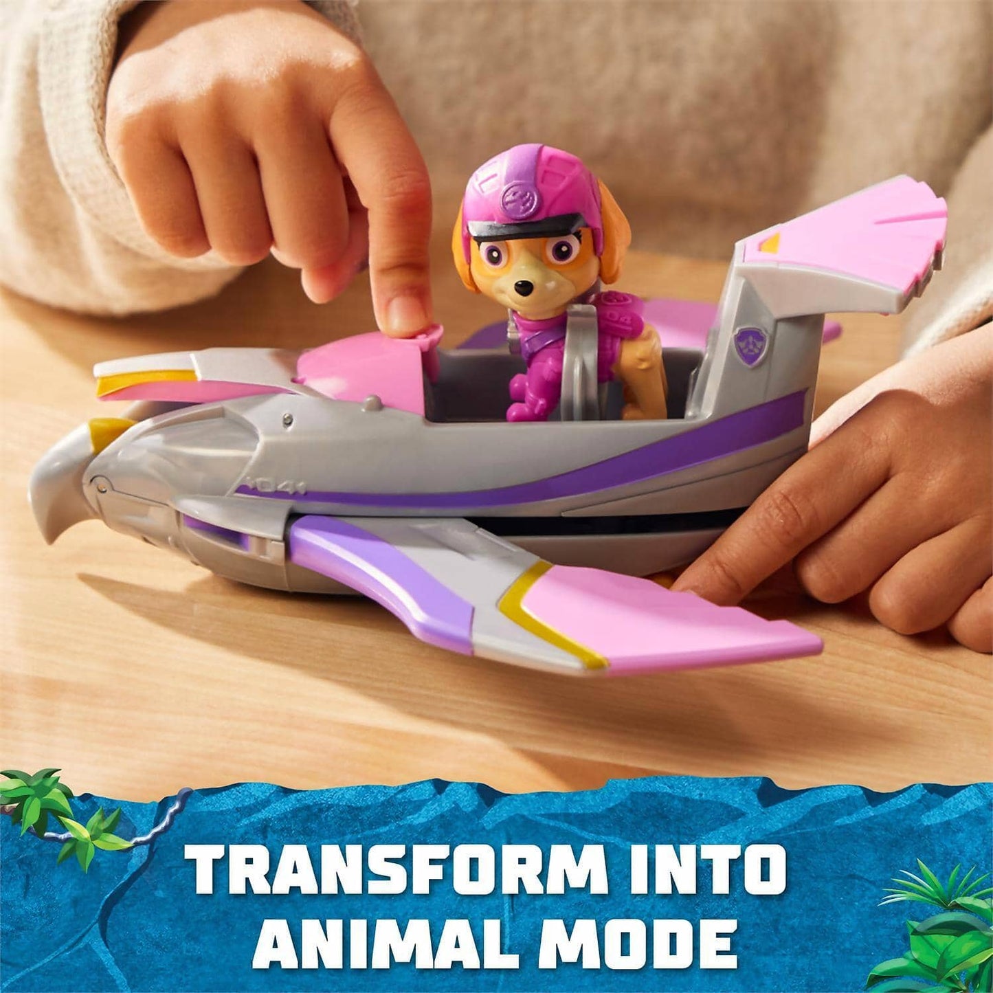 Paw Patrol - Jungle Pups Skye Falcon Vehicle - Spin Master