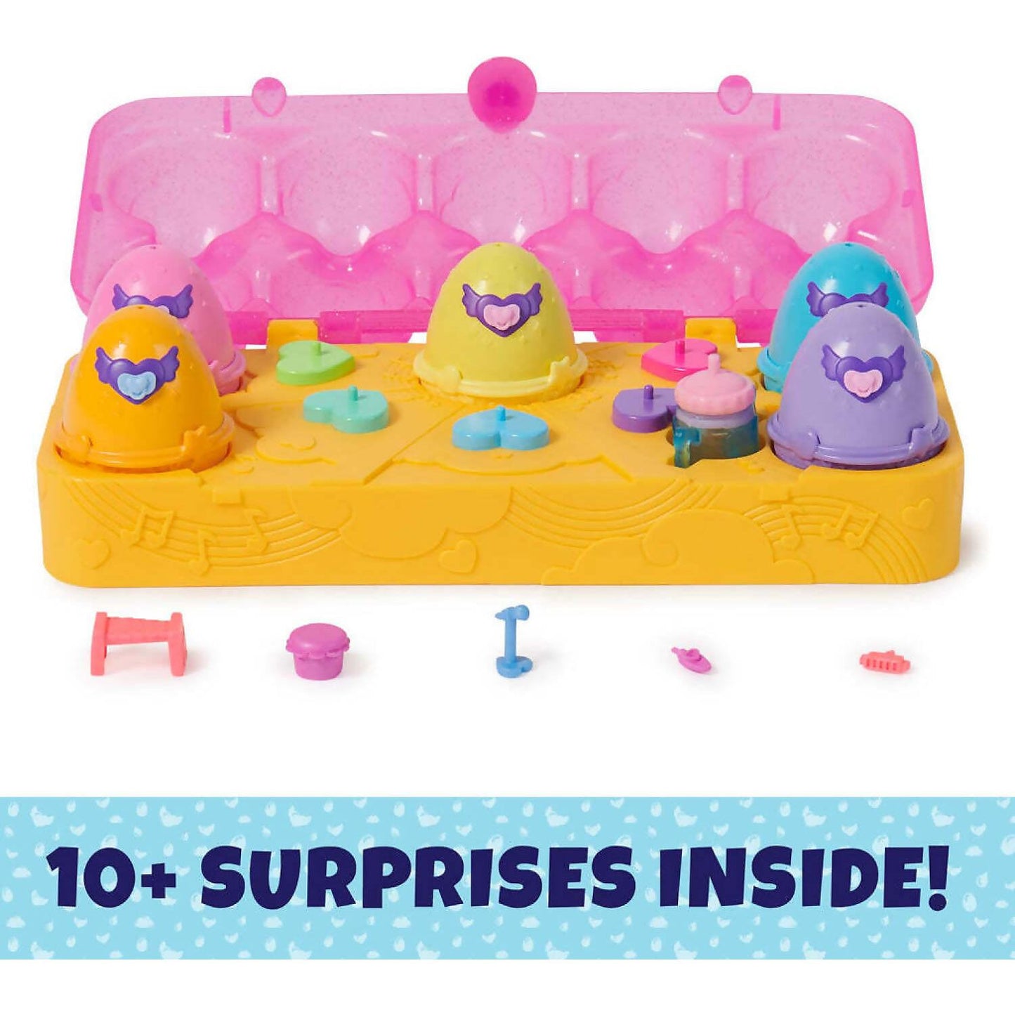 Hatchimals Alive - Pink & Yellow Egg Carton - Spin Master