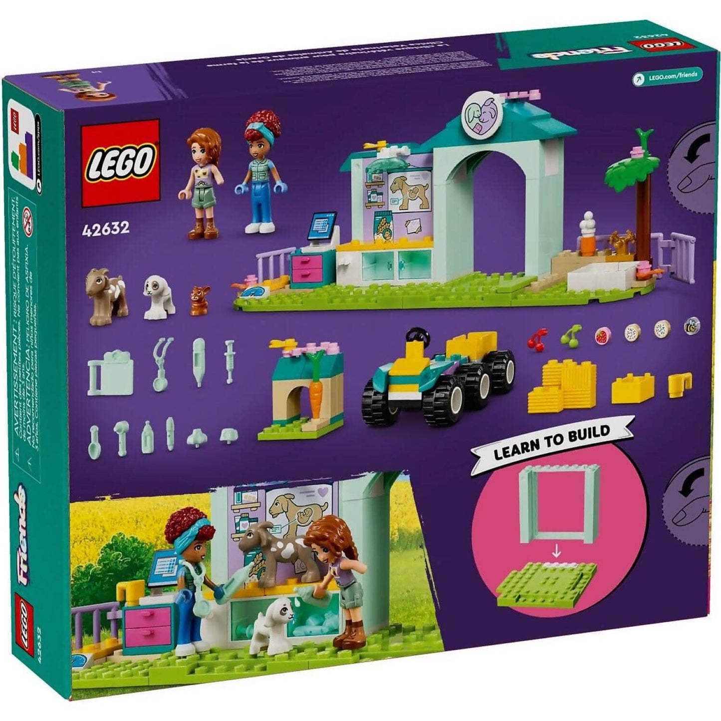 LEGO 42632 Farm Animal Vet Clinic - Friends 4+