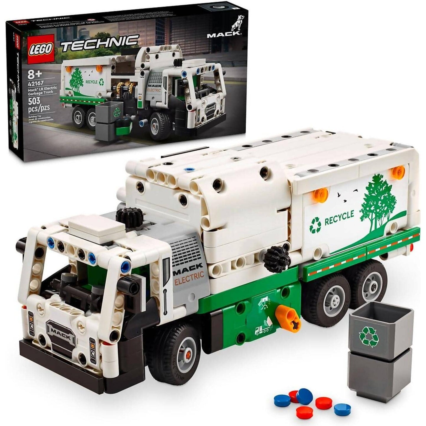 LEGO 42167 Mack LR Electric Garbage Truck - Technic