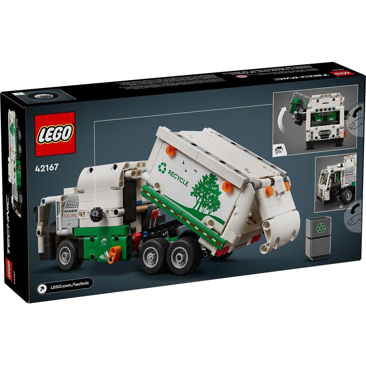 LEGO 42167 Mack LR Electric Garbage Truck - Technic