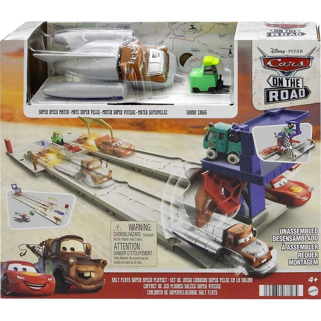 Disney Pixar - CARS - On The Road Salt Flats Super Speed Playset - Mattel