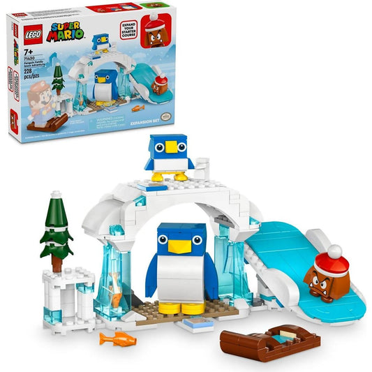 LEGO 71430 Penguin Family Snow Adventure Expansion Set - Super Mario