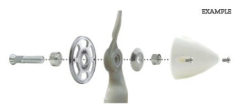 TY1 ELECTRIC SPINNER 51MM 3MM COLLET YELLOW TY7730Y