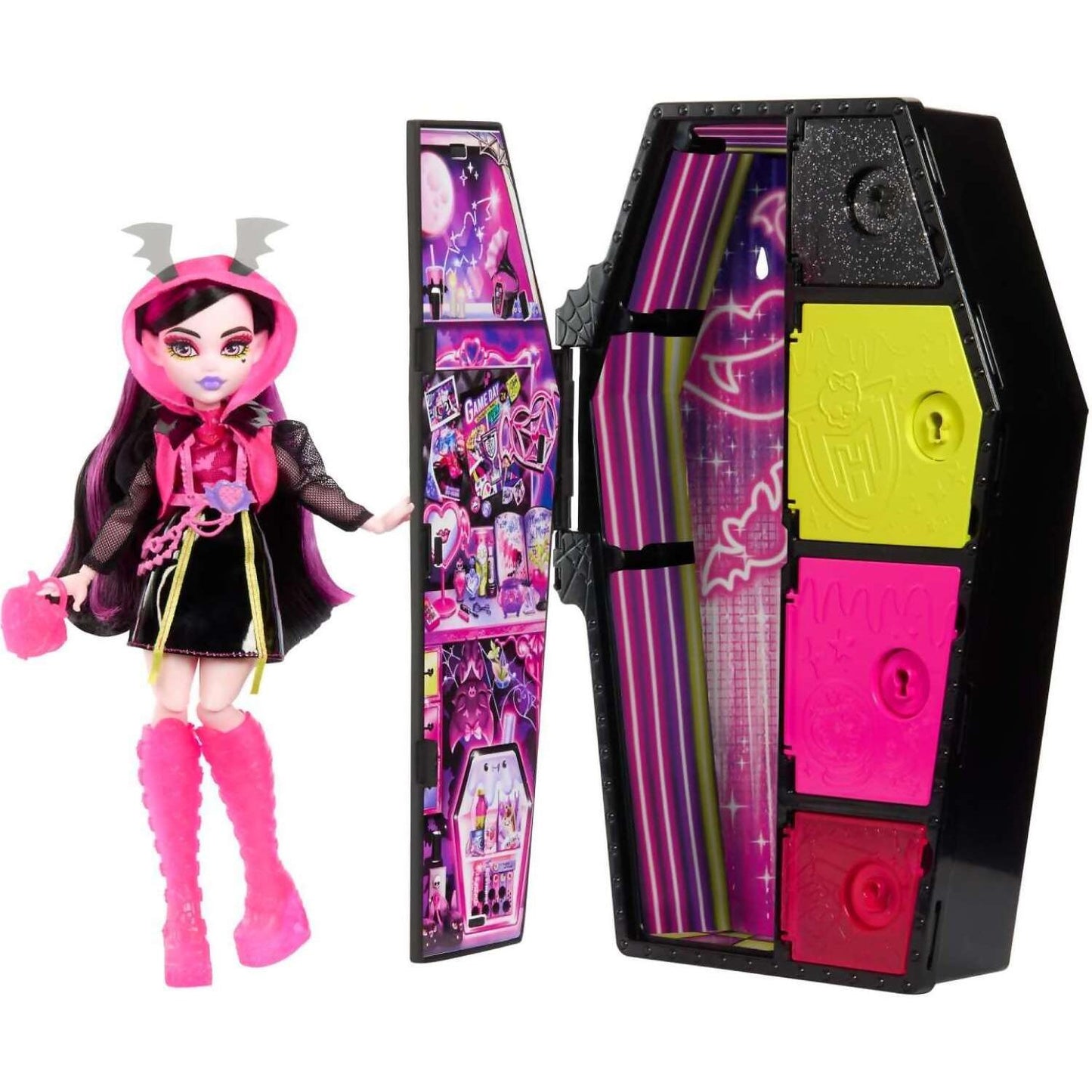 Monster High - Draculaura Skulltimate Secrets: Neon Frights - Mattel
