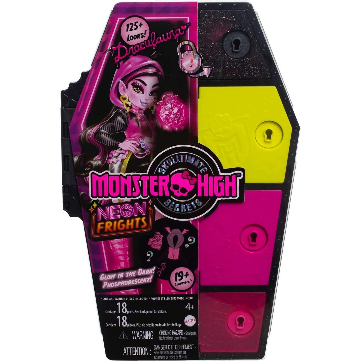 Monster High - Draculaura Skulltimate Secrets: Neon Frights - Mattel