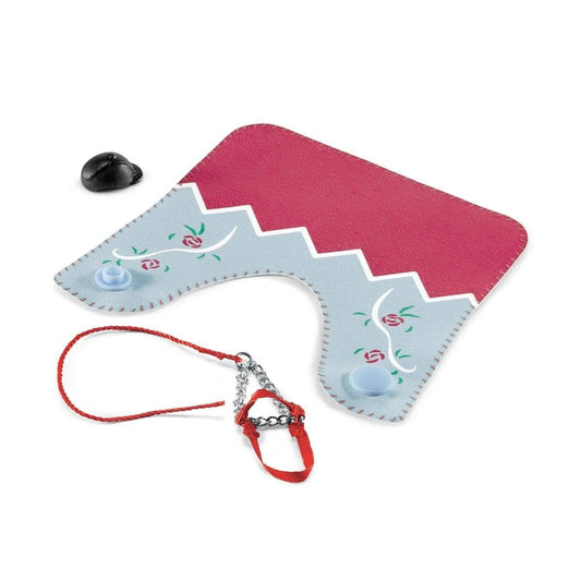 Schleich - Blanket & Halter Horse Club Hannah & Cayenne  Horse Club Animal Figurine Playset Accessory