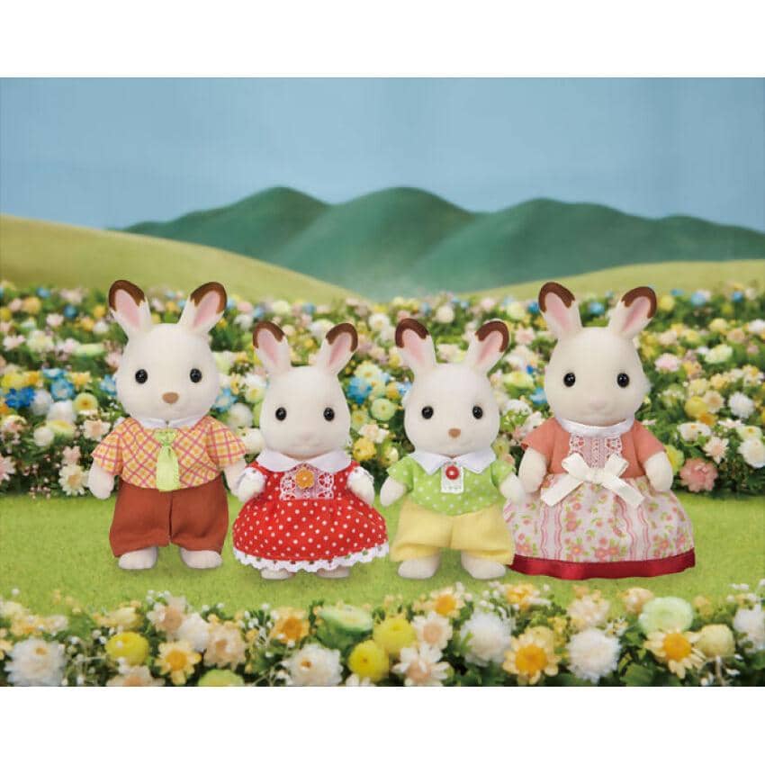 Sylvanian Families - Chocolate Rabbit Family Animal Doll Playset