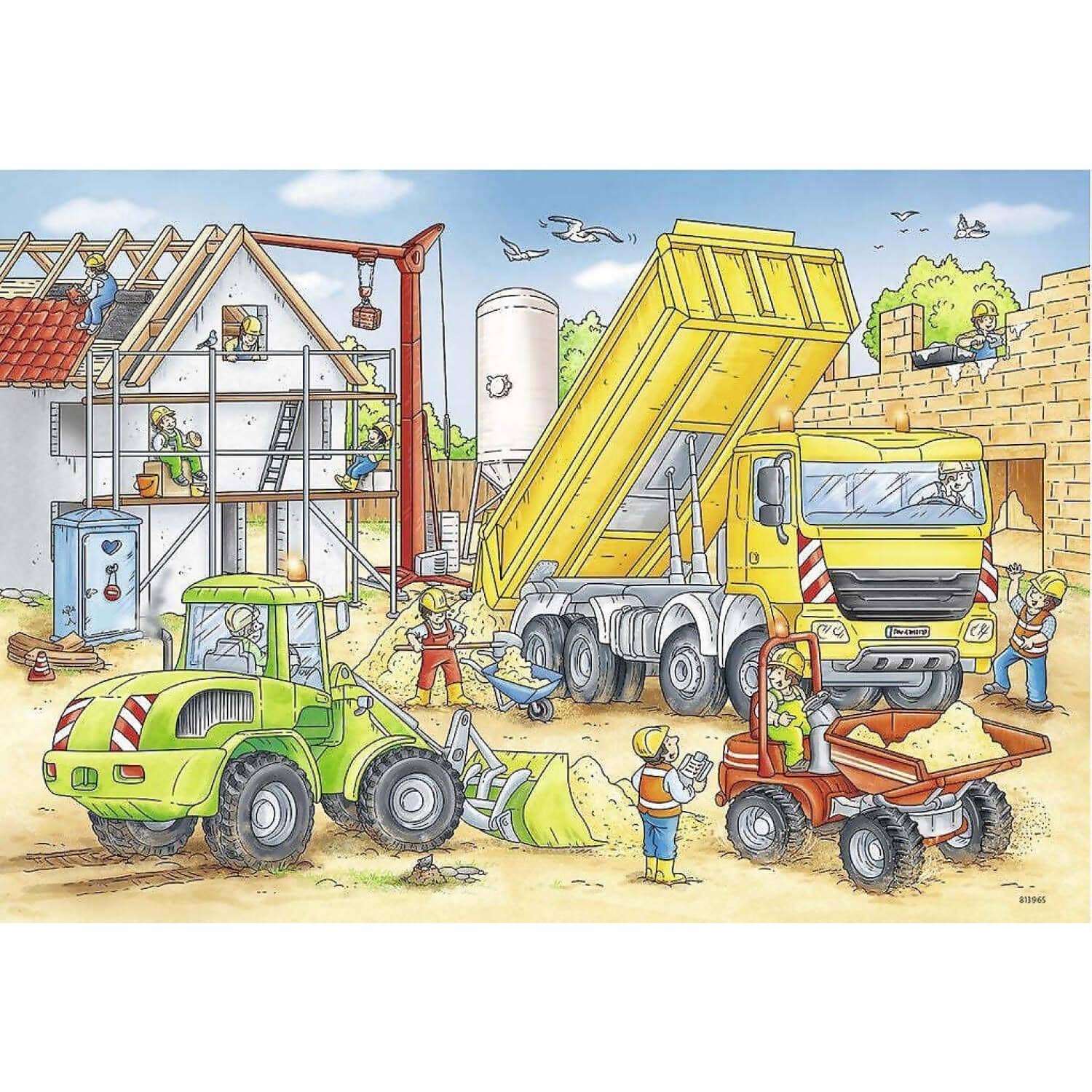 Ravensburger - Hard At Work Jigsaw Puzzle 2x24 Pieces
