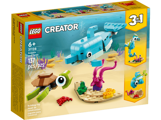 LEGO 31128 Dolphin and Turtle - Creator 3-in-1