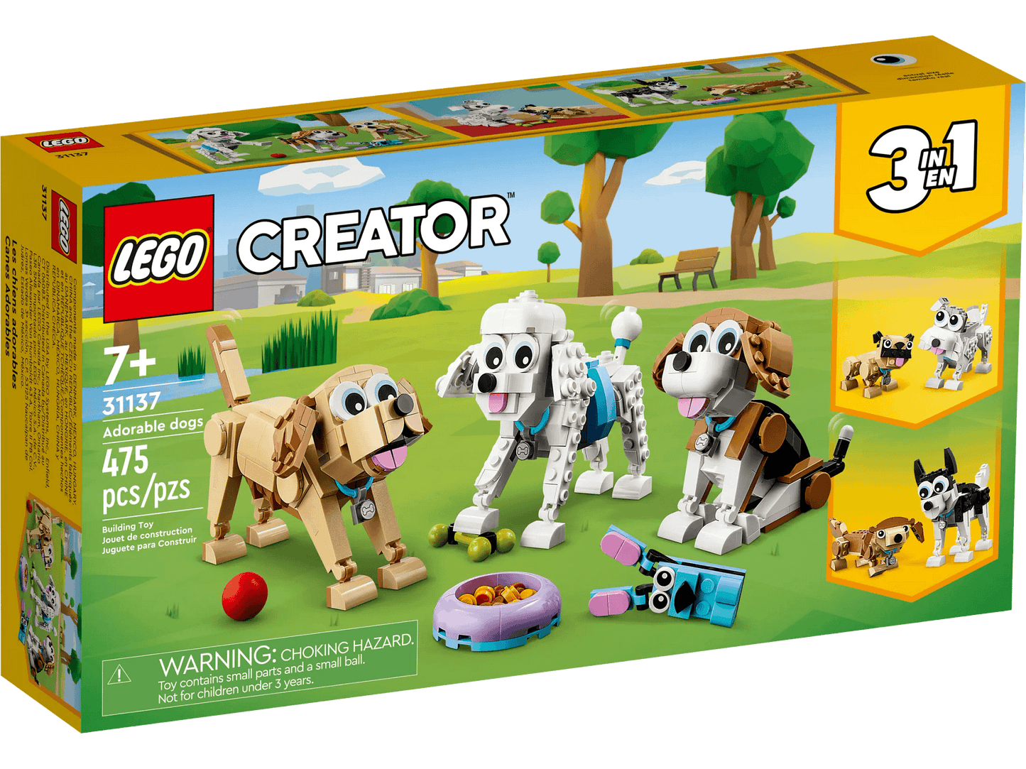 LEGO 31137 Adorable Dogs - Creator 3in1