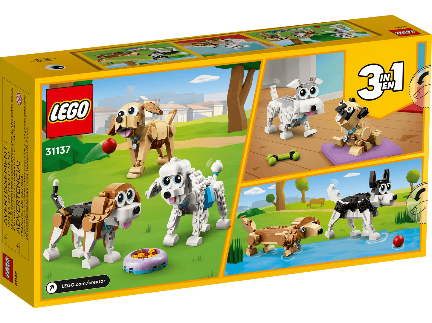 LEGO 31137 Adorable Dogs - Creator 3in1