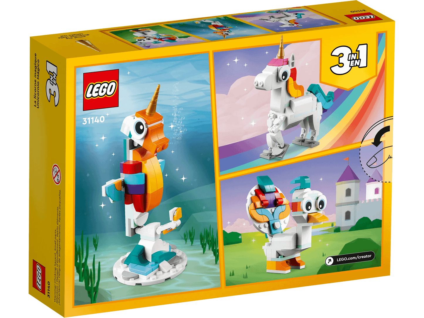 LEGO 31140 Magical Unicorn - Creator 3in1