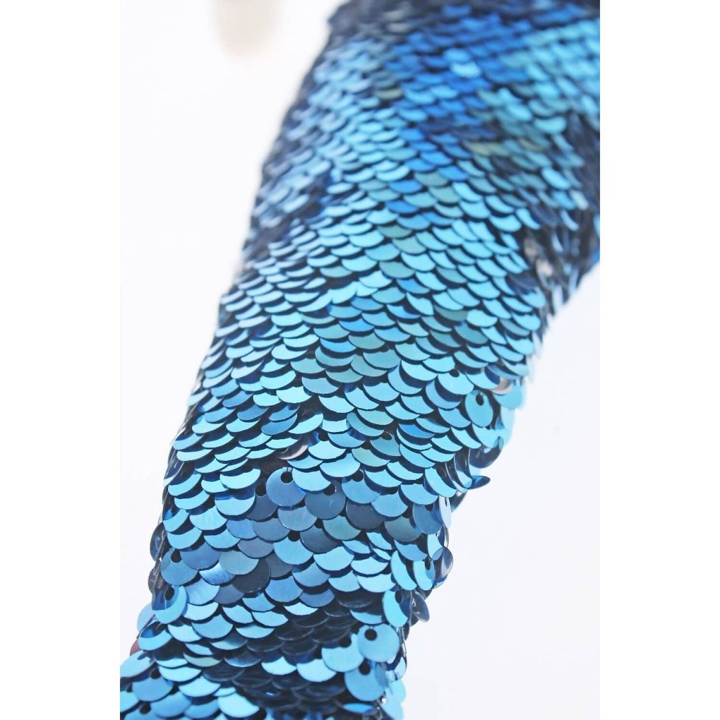 Cotton Candy - Mermaid Aquata 45cm Blue/Silver Flip Sequined Tail - Plush