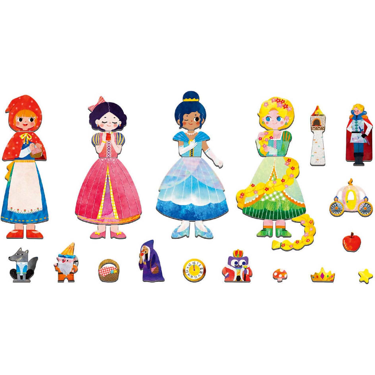 Mieredu - Travel Magnetic Puzzle Box Fairy Tales