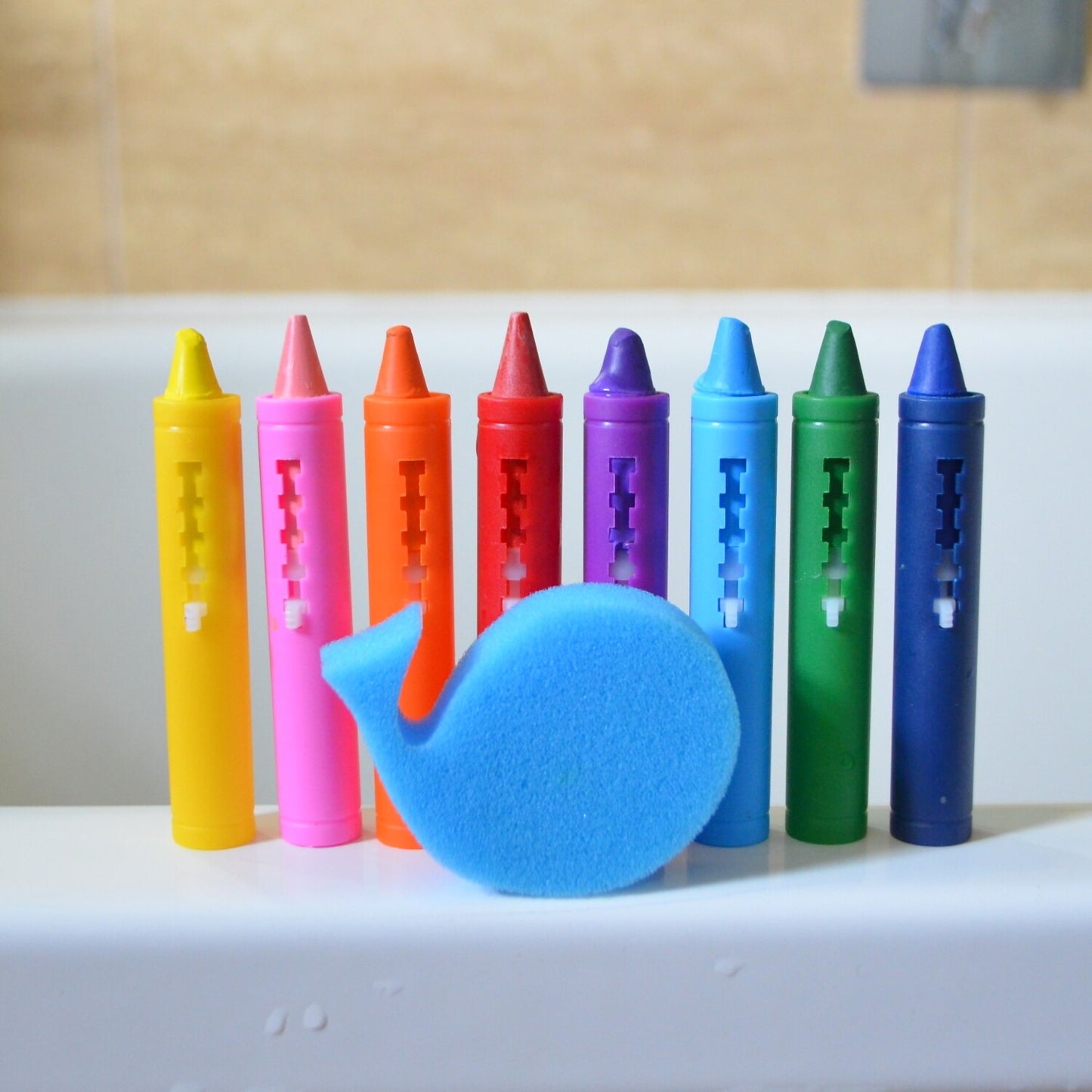 Buddy & Barney - Bath Time Crayons & Sponge