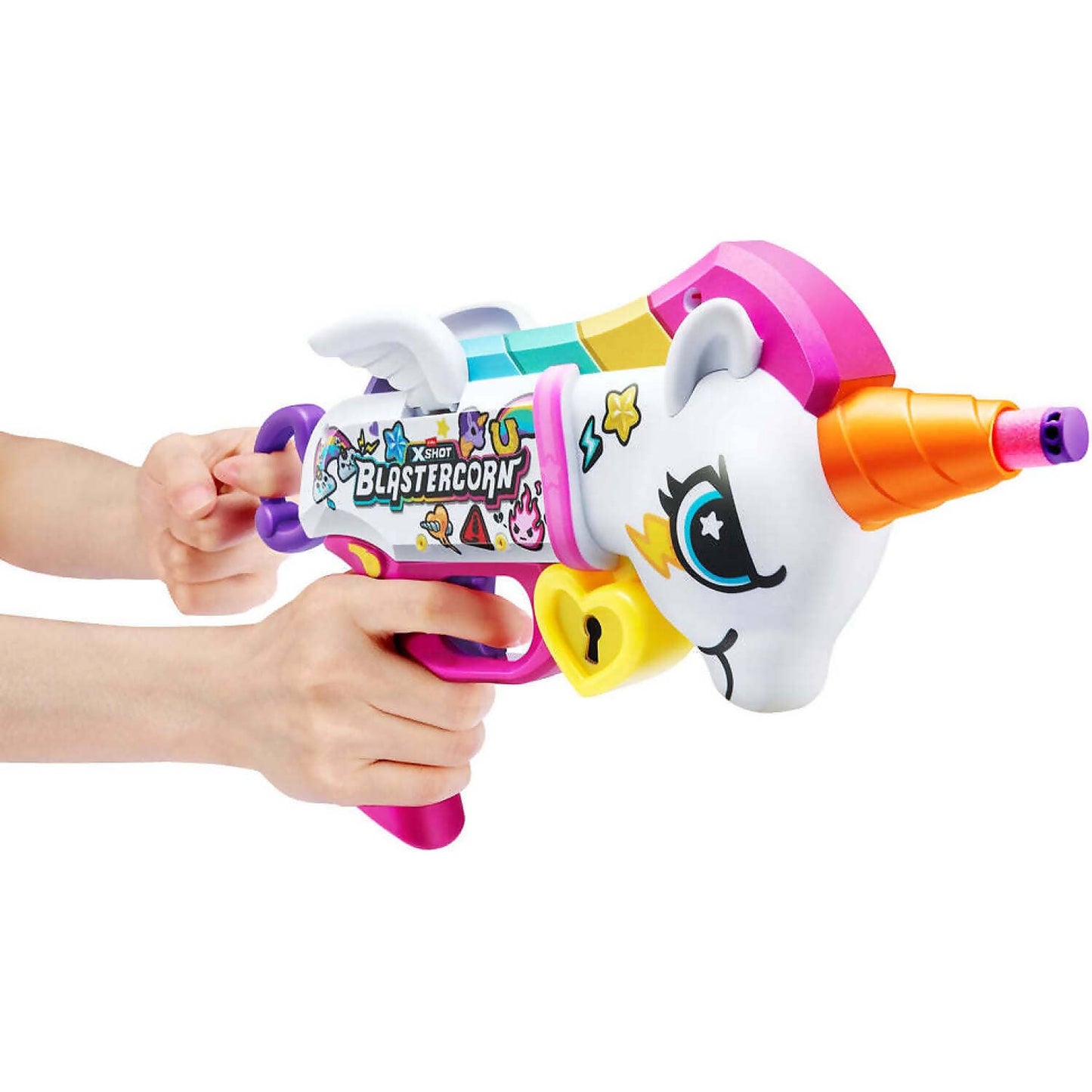 Zuru - X Shot Blastercorn Unicorn Blaster 16 Darts