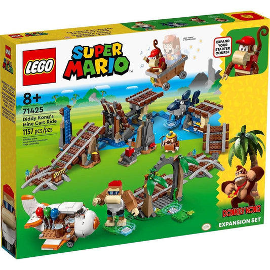 LEGO 71425 Diddy Kong's Mine Cart Ride Expansion Set - Super Mario