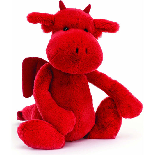 Jellycat - Bashful Red Dragon Medium 31x15x12cm