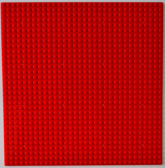 BASEPLATE 32x32 Studs Red Generic