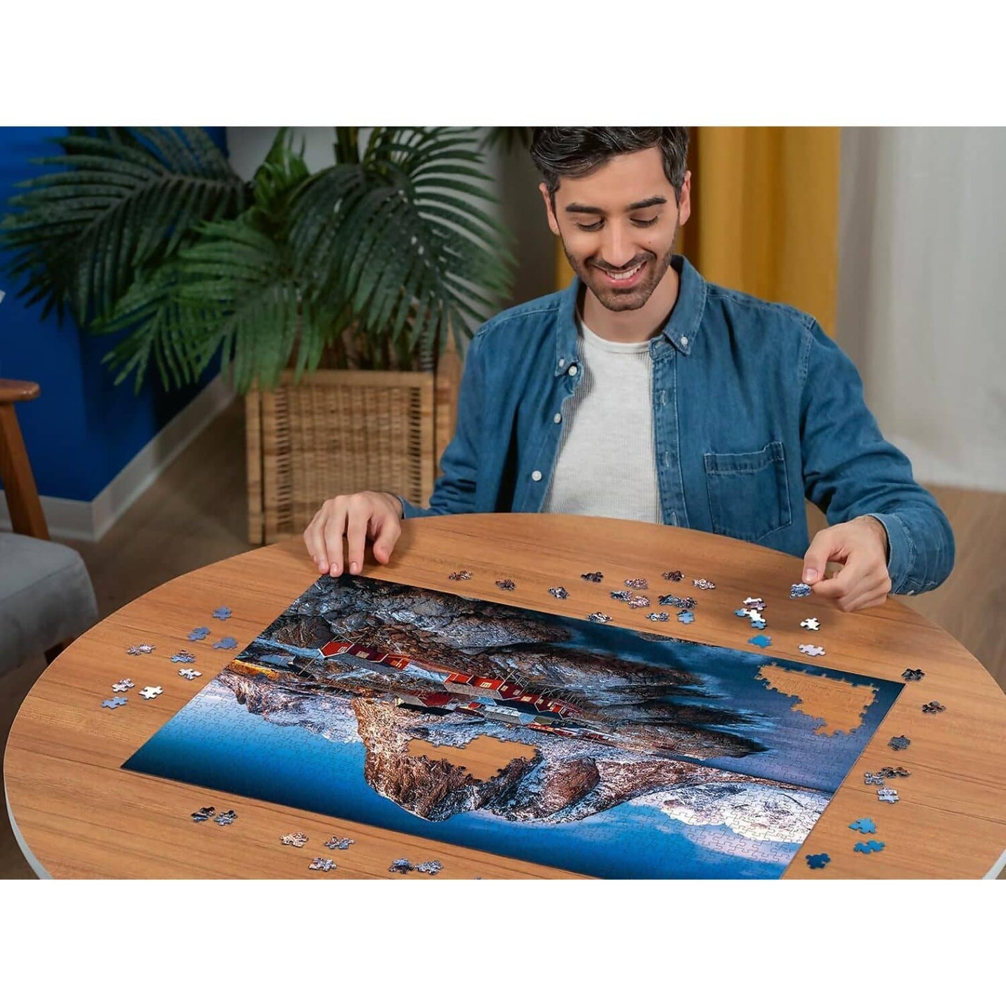 Ravensburger - Village On Lofoten Islands Jigsaw Puzzle 1000 Pieces