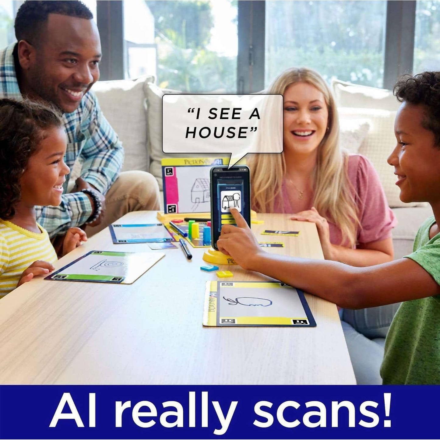 Mattel Games - Pictionary Vs. Ai Family Game For Kids And Adults And Game Night Using Artificial Intelligence