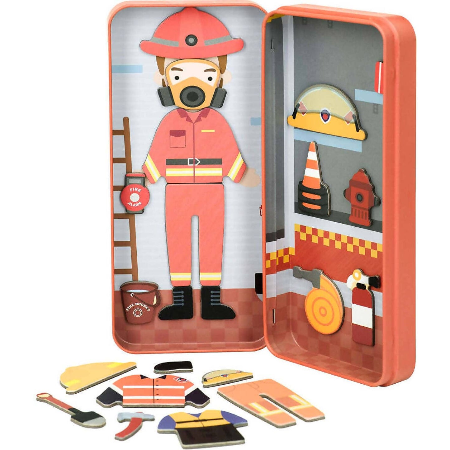 Mieredu - Magnetic Puzzle Box Firefighter