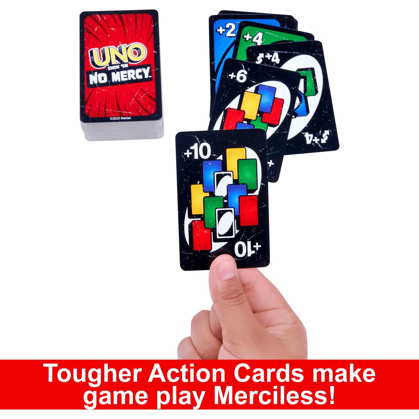 Uno - Show ‘em No Mercy Card Game For Kids Adults & Family Night Parties And Travel