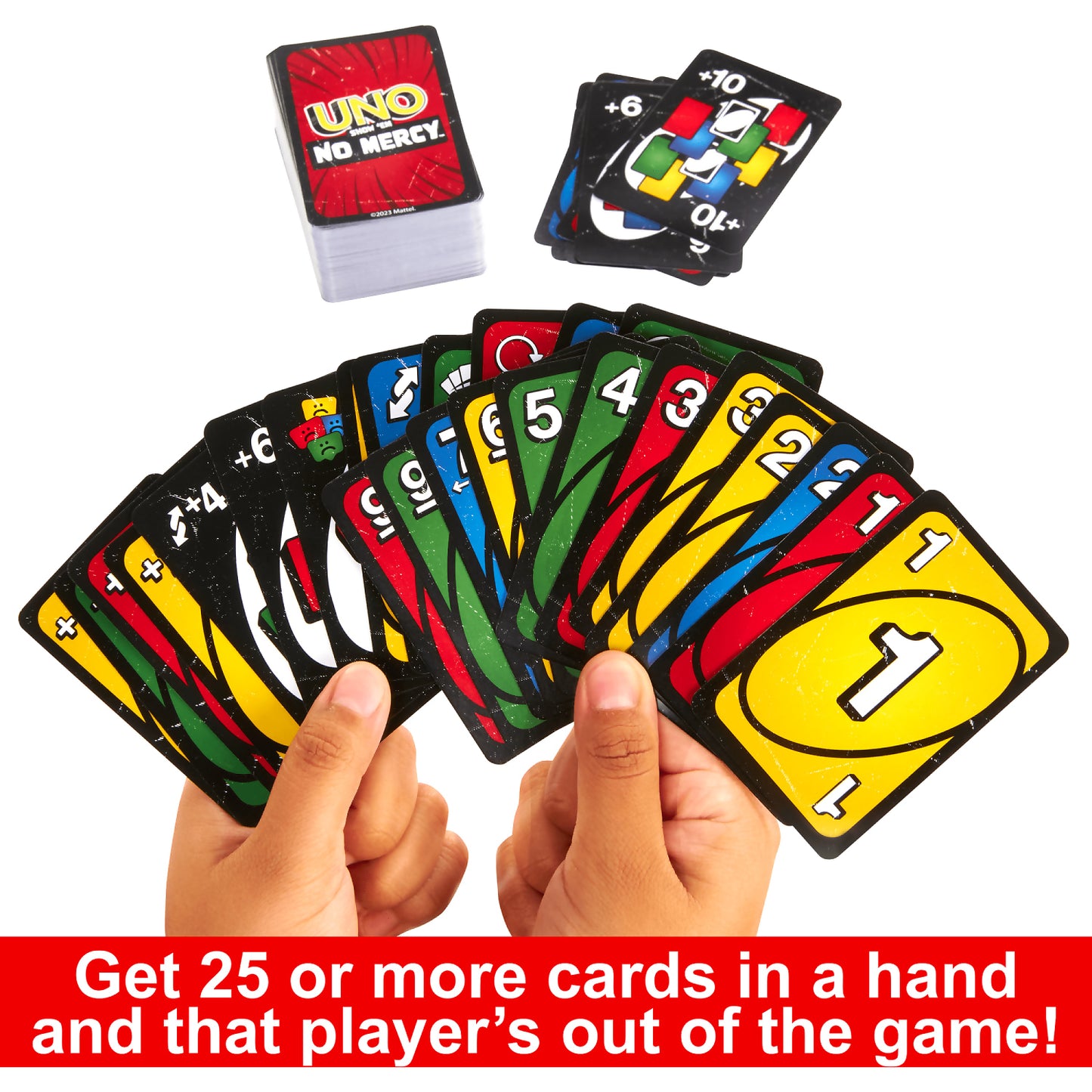 Uno - Show ‘em No Mercy Card Game For Kids Adults & Family Night Parties And Travel