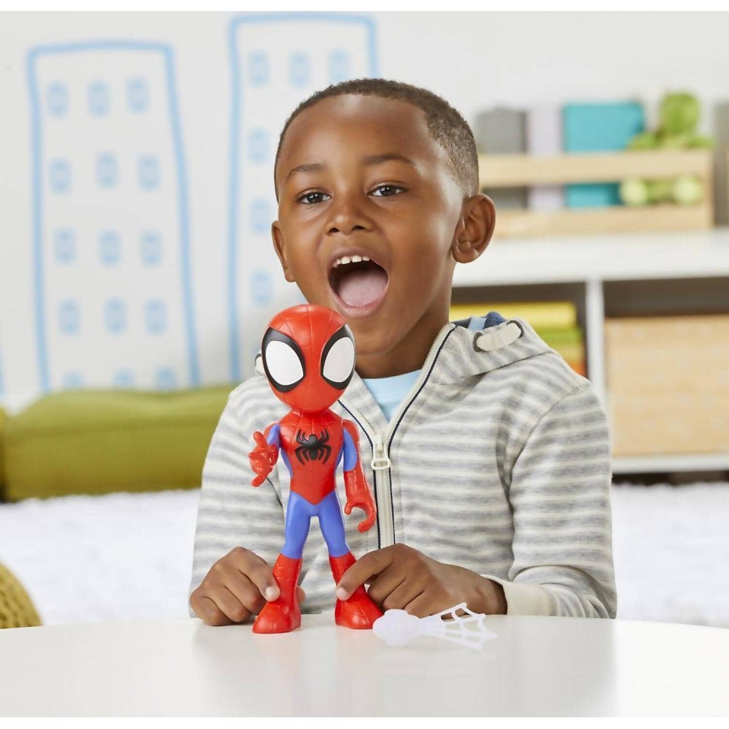 Marvel - Spidey And His Amazing Friends Supersized Spidey Action Figure - Hasbro