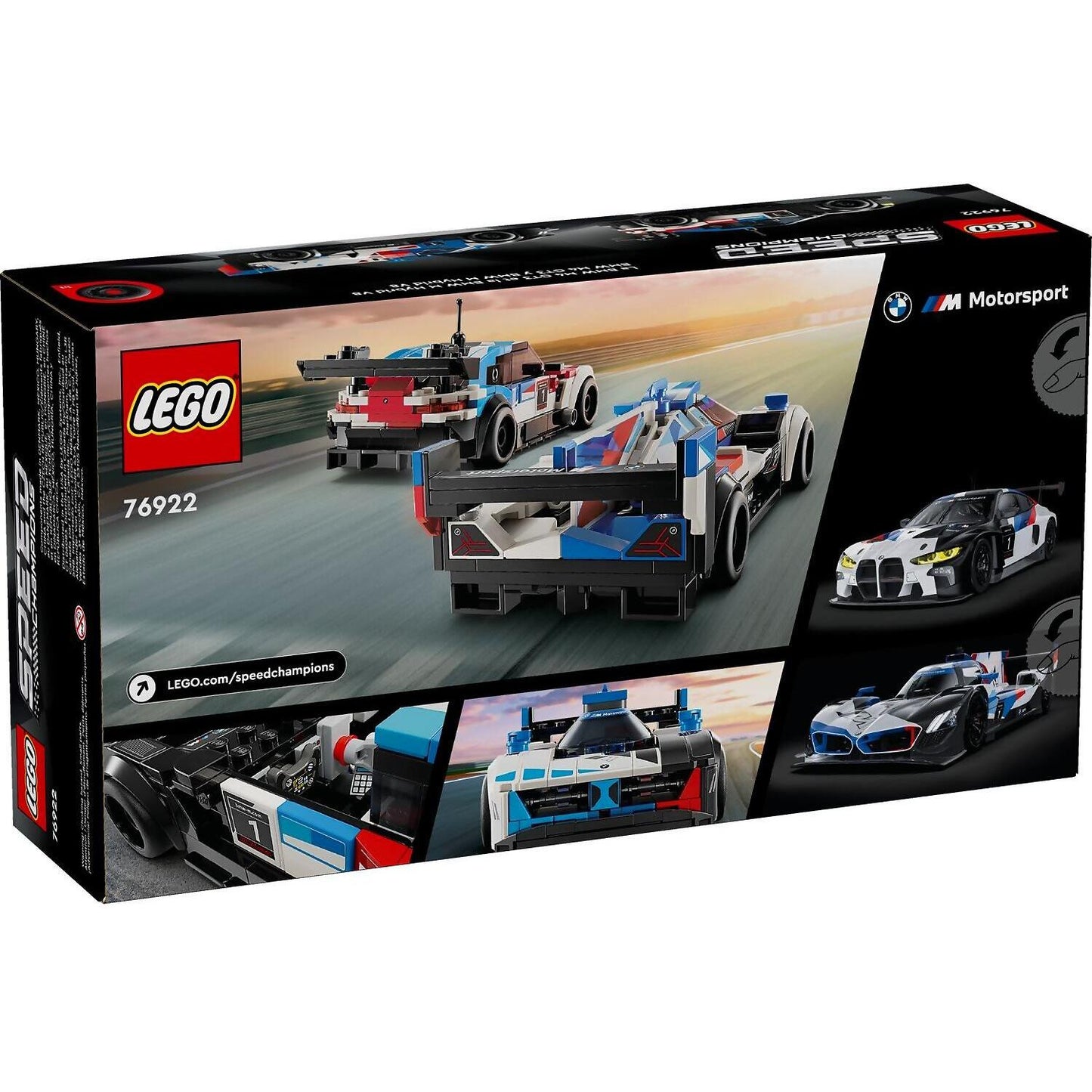 LEGO 76922 BMW M4 GT3 & BMW M Hybrid V8 Race Cars - Speed Champions