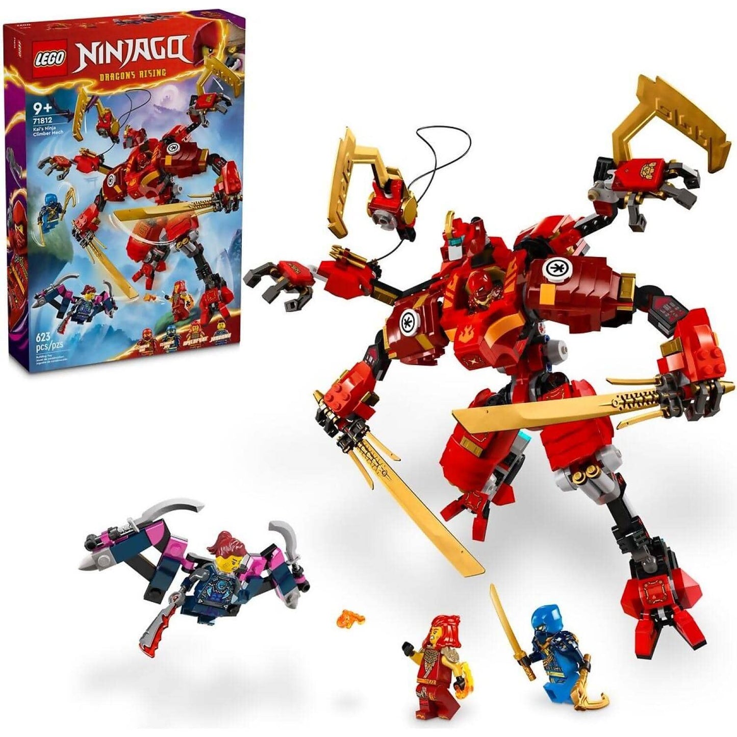 LEGO 71812 Kai's Ninja Climber Mech - Ninjago