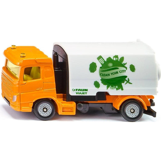 Siku - Street Sweeper Diecast Model - High-Quality 1:50 Scale - Durable and Detailed - No. 1104
