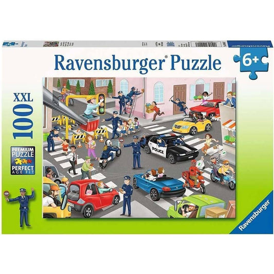 Ravensburger - Police On Patrol Jigsaw Puzzle 100 Pieces