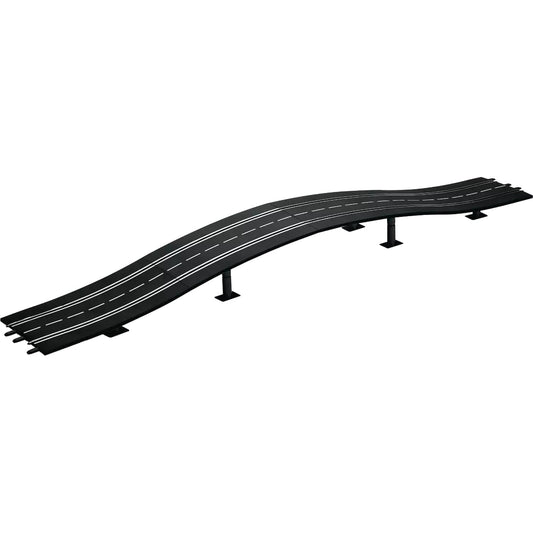 Carrera Digital 1:32  Accessories - Bridge Overpass Crossing (4) Incl 12 pieces - Slot Car Track Accessories also suits 1:24 & Evolution