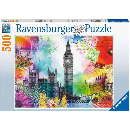 Ravensburger - London Postcard Jigsaw Puzzle 500 Pieces