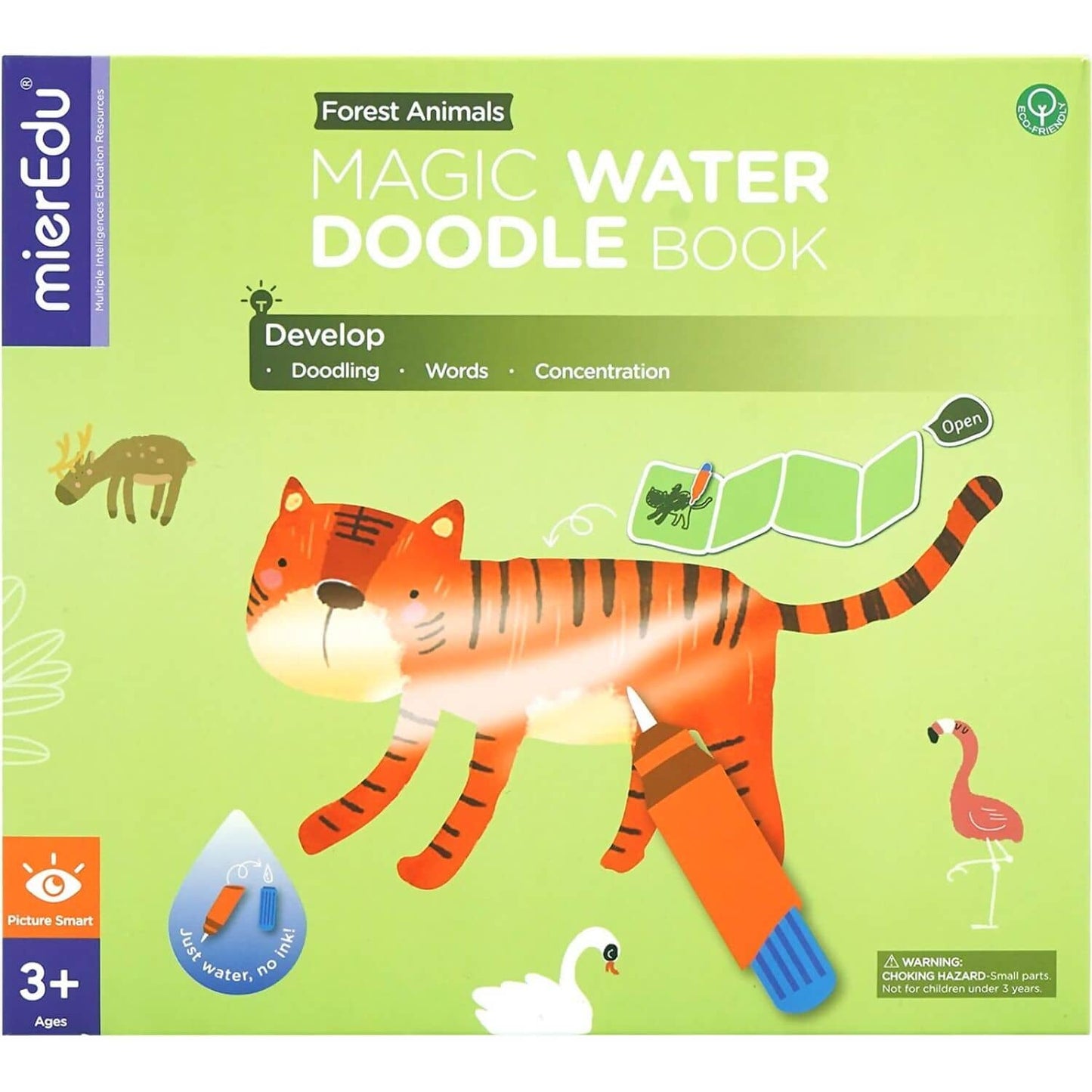 Mieredu - Magic Water Doodle Book Forest Animals