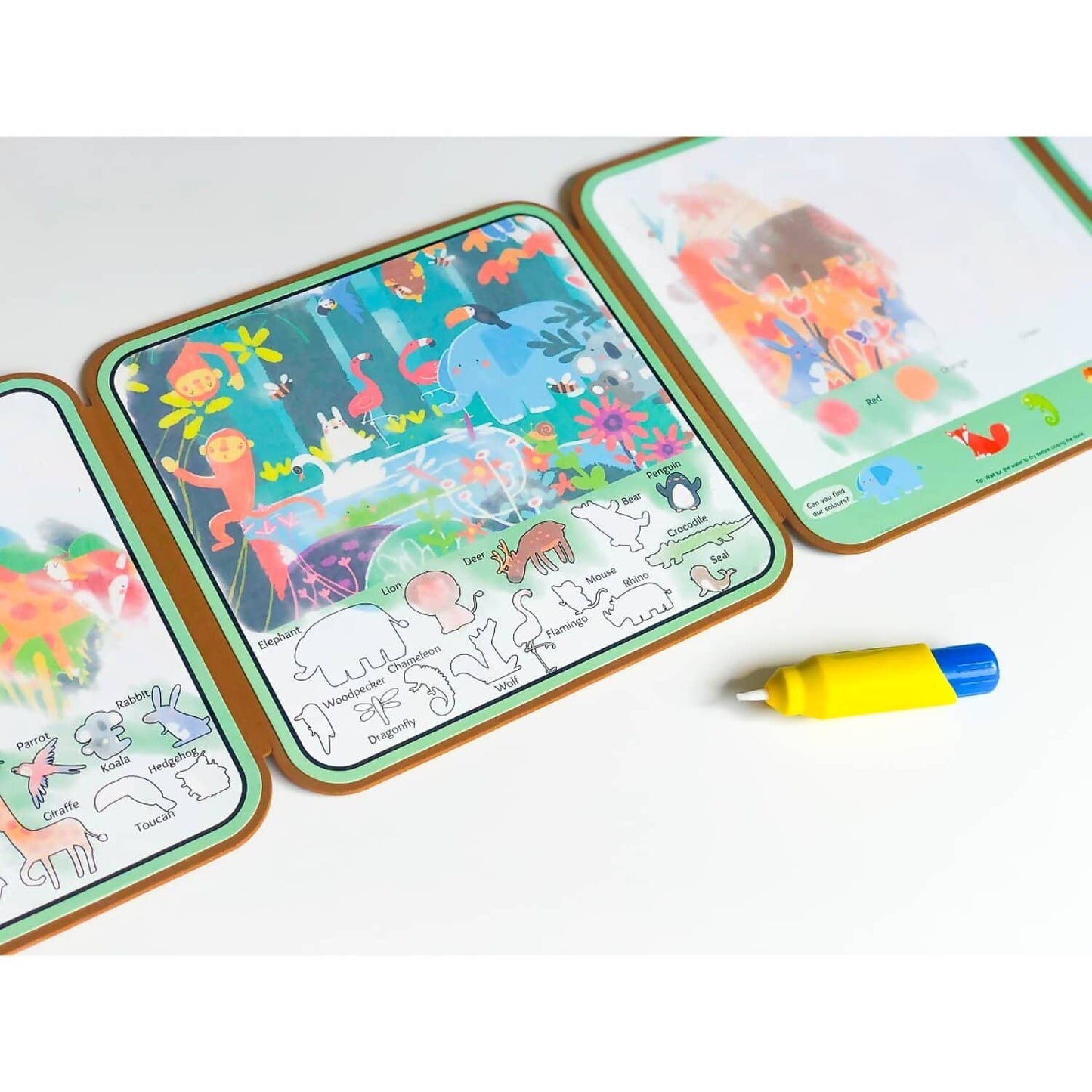 Mieredu - Magic Water Doodle Book Forest Animals