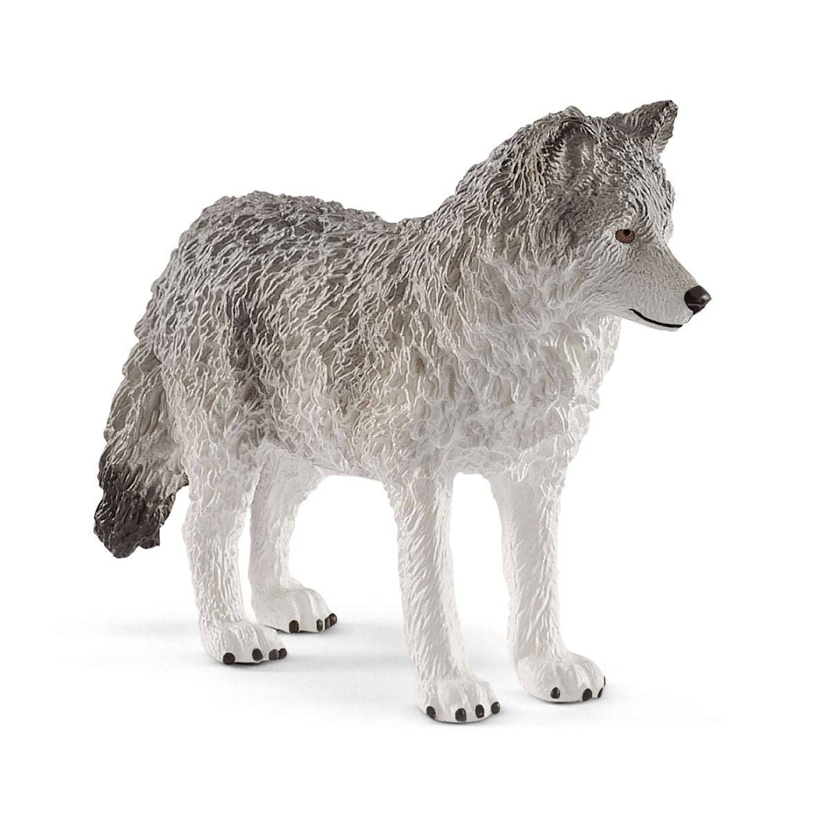 Schleich - Mother Wolf With Pups Wildlife Animal Figurine Animal Playset