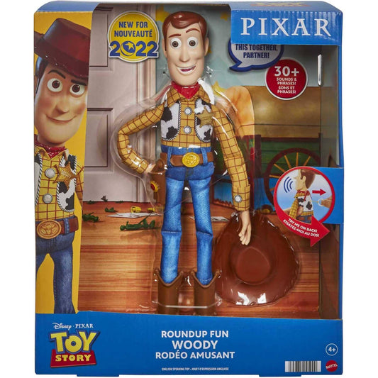 Disney And Pixar Toy Story - Woody Talking Toy 20 Phrases Of Roundup Fun - Mattel