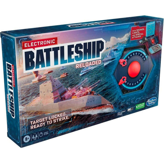 Hasbro - Electronic Battleship Board Game For Families And Kids Strategy Naval Combat Game Family Gifts Family Games Games For Kids