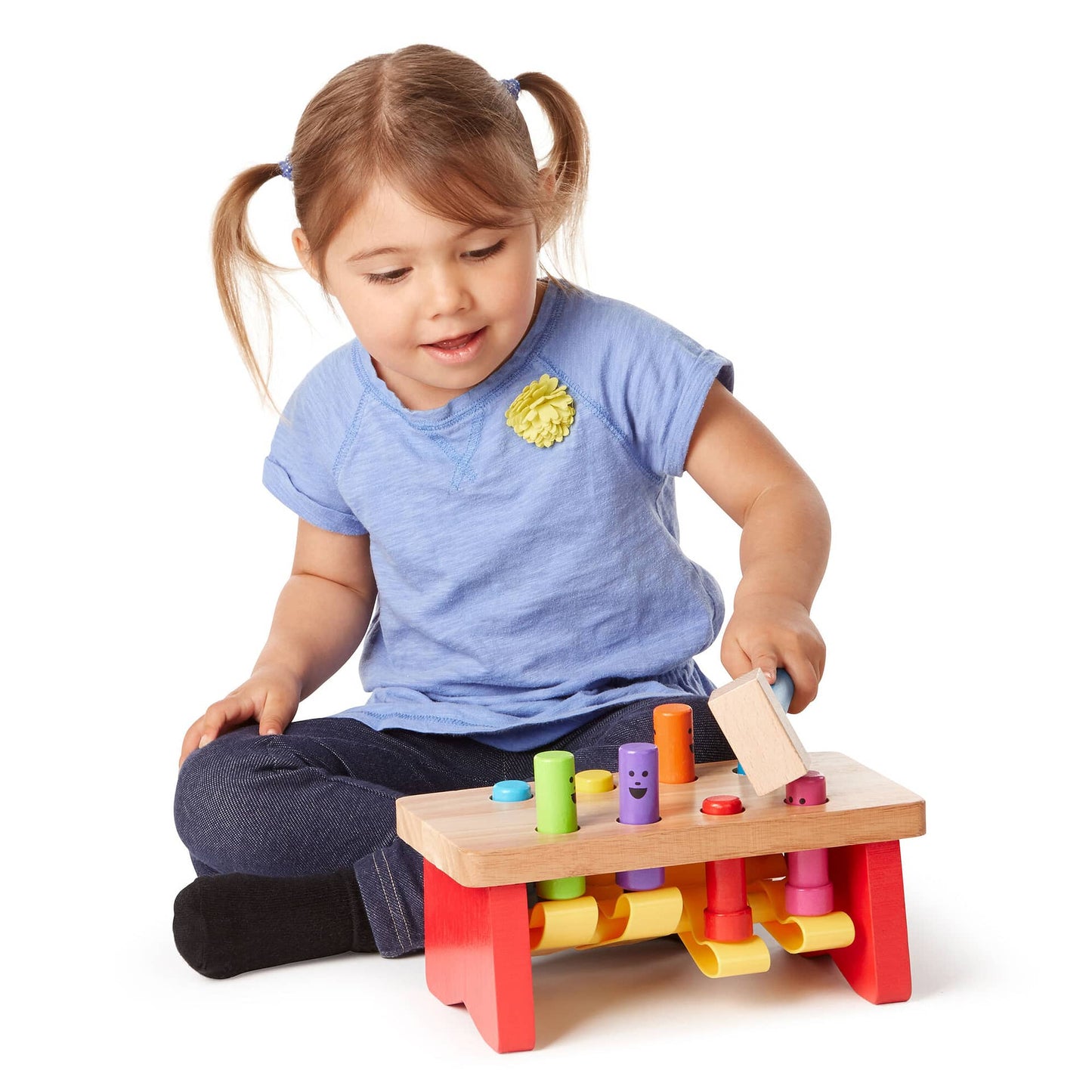 Melissa & Doug - Deluxe Pounding Bench Toddler Toy