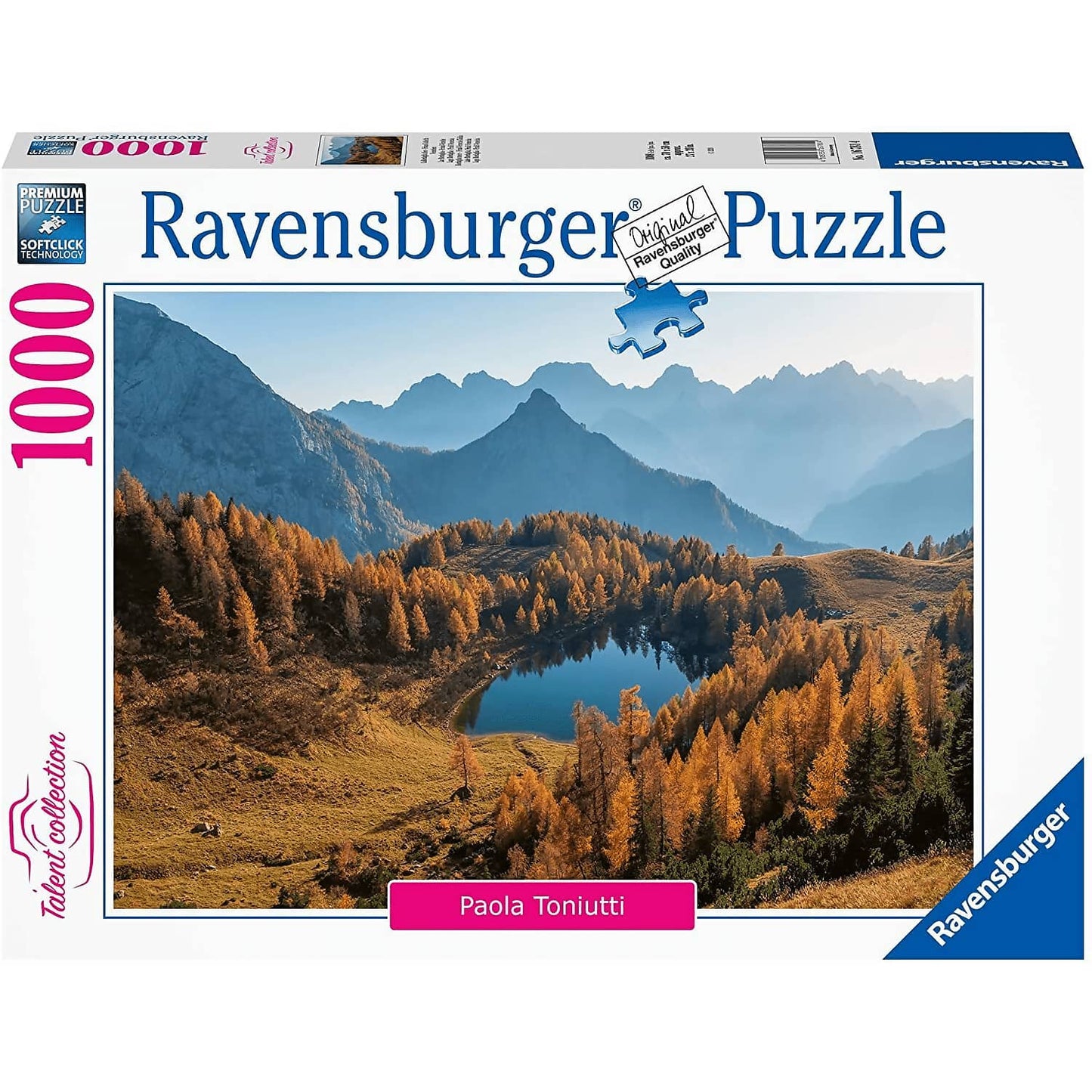 Ravensburger - Lake Bordaglia Friuli Venezia Jigsaw Puzzle 1000 Pieces