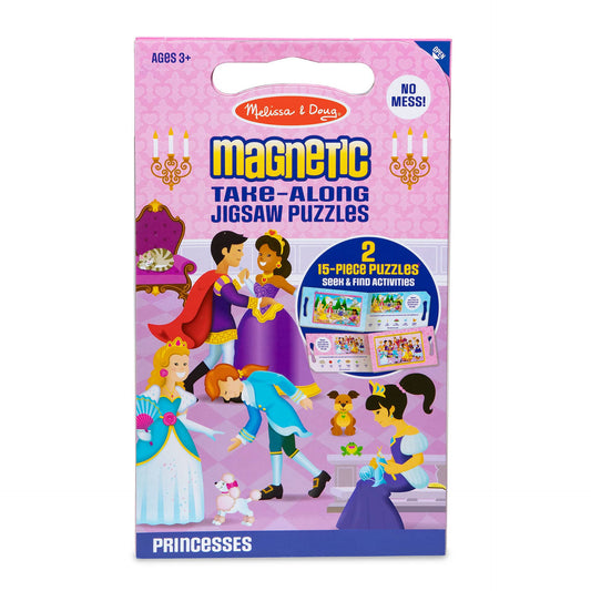 Melissa & Doug - Take Along Magnetic Jigsaw Puzzles - Princesses