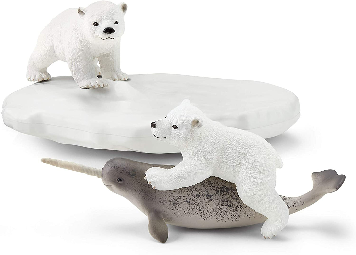 Schleich - Wild Life Polar Playground 4 Piece  Animal Playset