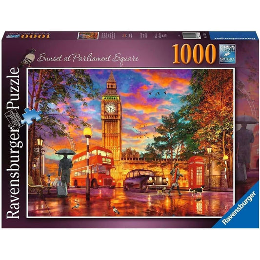 Ravensburger - Sunset At Parliament Square Jigsaw Puzzle 1000 Pieces
