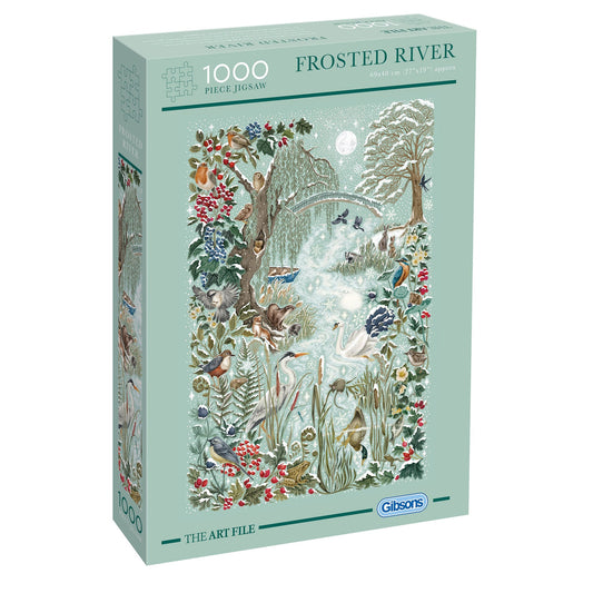 Gibsons - The Art File Frosted River - Jigsaw Puzzle 1000 Pieces