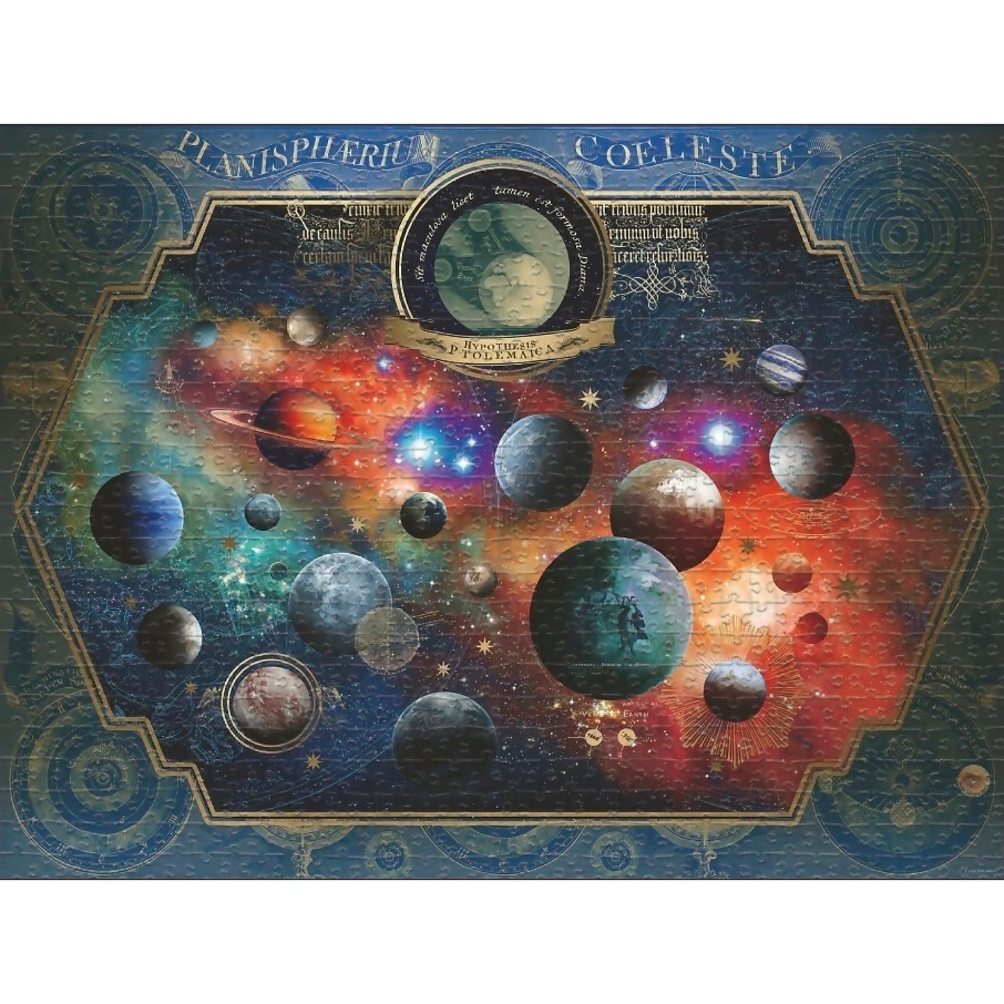 Heye - Map Art Space World Jigsaw Puzzle 1000 Pieces
